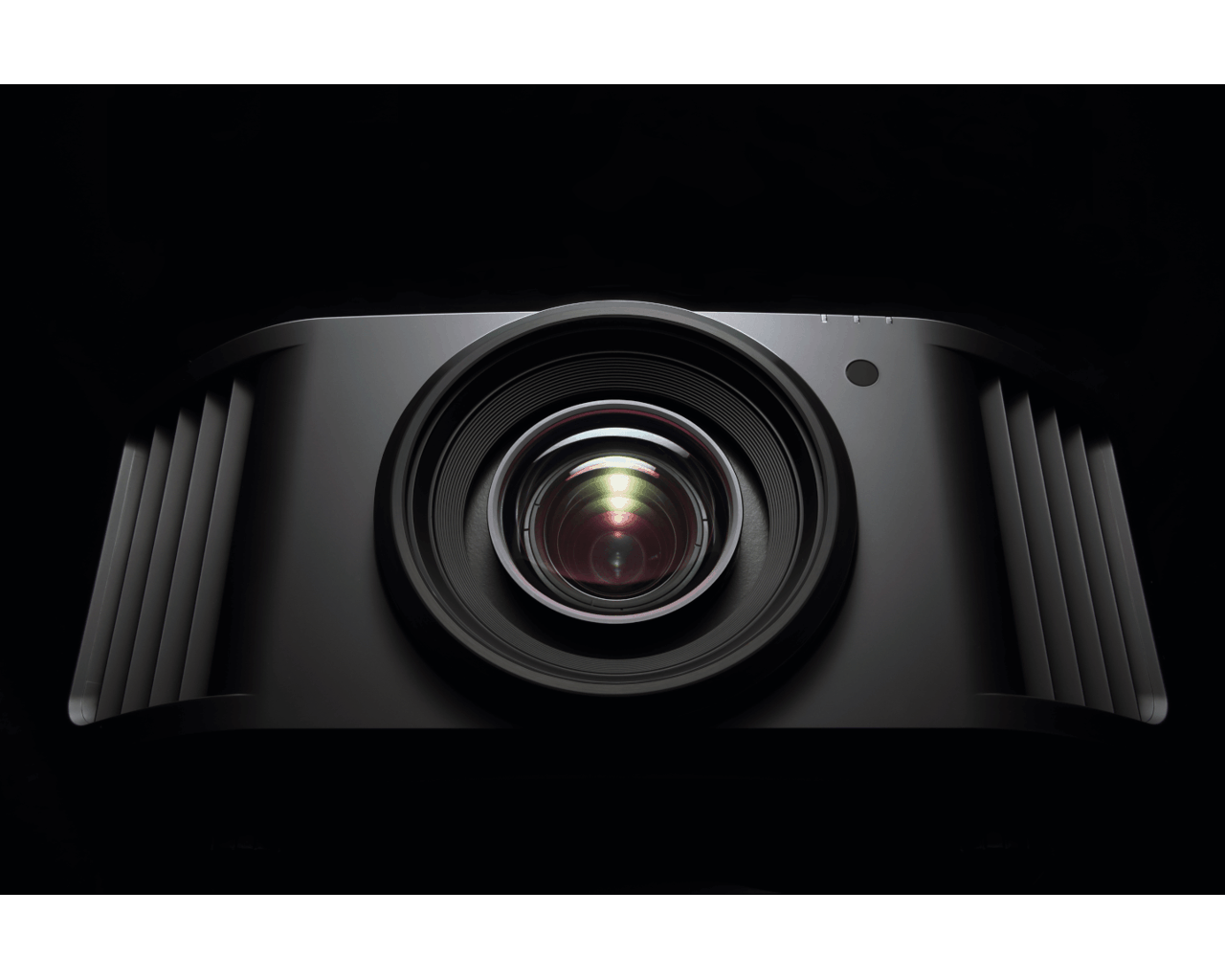 Black camera with lens, model JVC DLA-NZ9, located in Northwest, WA