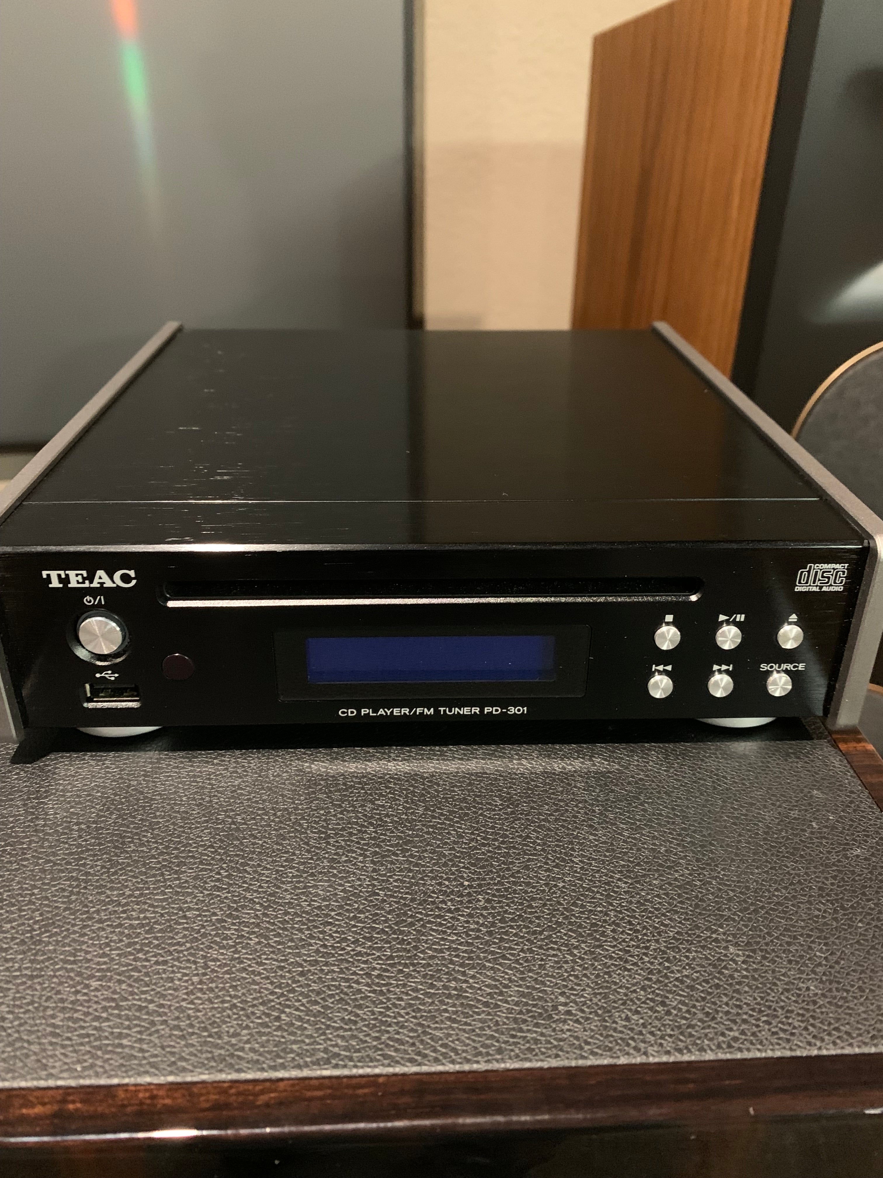 Teac PD-301 CD player/ FM Tuner/ USB $299 – Olson's HiFi